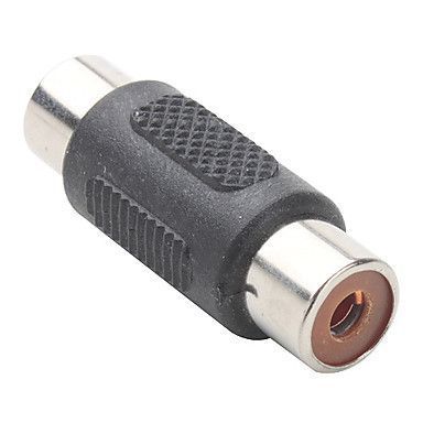 Объеденитель RCA одинарный AV coupler аудио видео соединитель тройной композитный кабельный подключен 858 фото
