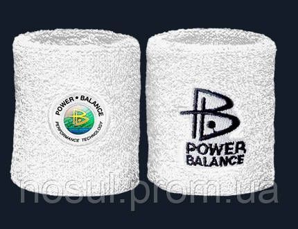 Махровый напульсник Power Balance повязка браслет 31719260 фото