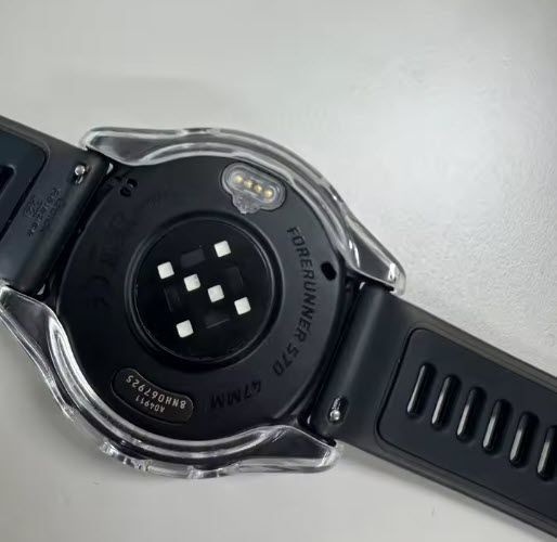 Заглушка для зарядного порту Garmin &mdash; захист від пилу, вологи та поту (TPU, колір: чорний) 8362 фото
