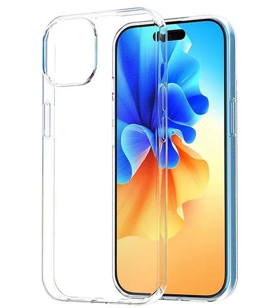 Чехол силиконовый прозрачный Apple iPhone 13/14 (6,1") Light Clear Shell 7989 фото