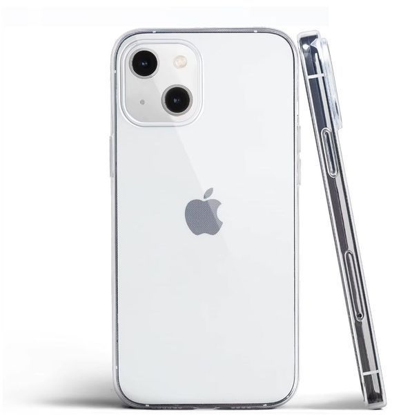 Чехол силиконовый прозрачный Apple iPhone 13/14 (6,1") Light Clear Shell 7989 фото