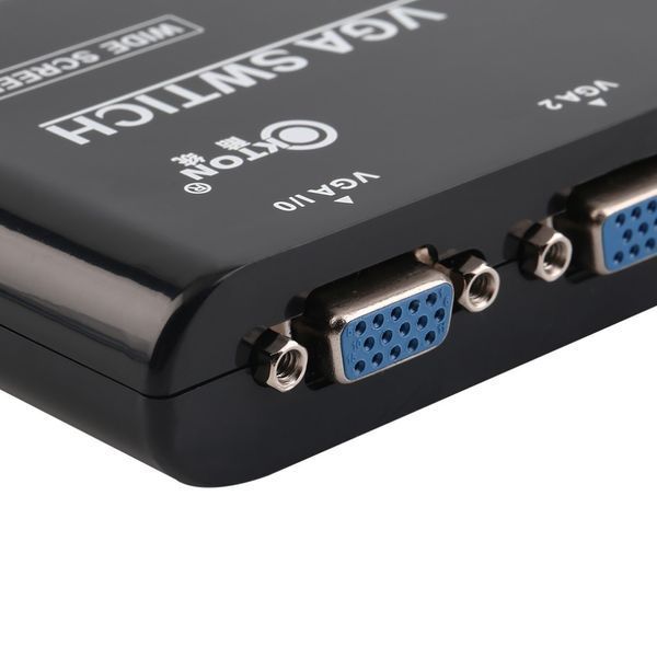 Okton C-15-2P Свитчер VGA 2-х портовый (2 входа-1 выход) без доп.питания ВГА 1920*1440 60 Гц witch переключате 3550 фото