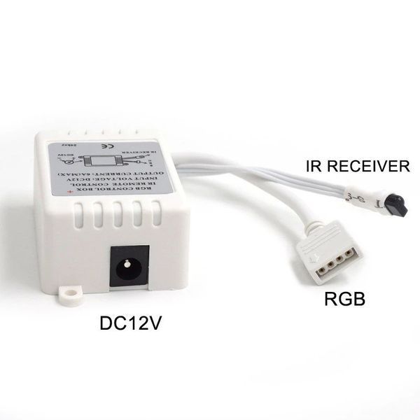 Пульт ДК (24 кнопки) + RGB контролер (12В, 6А) для LED стрічок (SMD 3528 5050 2835 5730 5630 3014 RGB LED) 3792-2 фото