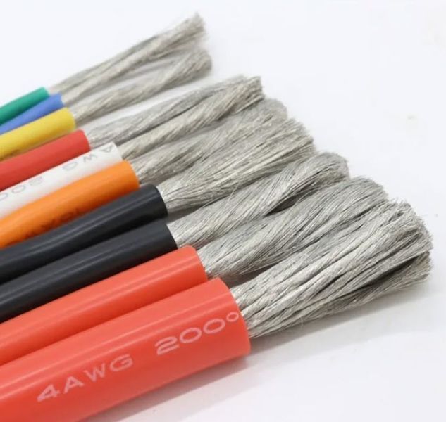 UL1007 AWG28 набор проводов 5&times;10 м (1,2 мм / 0.08 мм&sup2;) DIY Silicone Tinned Copper Electronic Wire 8254 фото