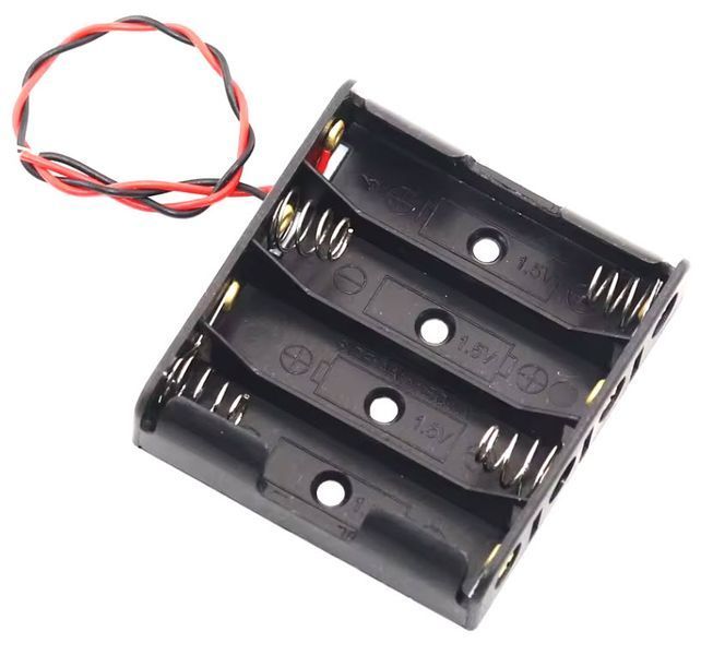 Держатель холдер под зарядку АА Battery 6V (4 Slot) 3719-4 фото