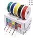 UL1007 AWG28 набор проводов 5&times;10 м (1,2 мм / 0.08 мм&sup2;) DIY Silicone Tinned Copper Electronic Wire 8254 фото 20