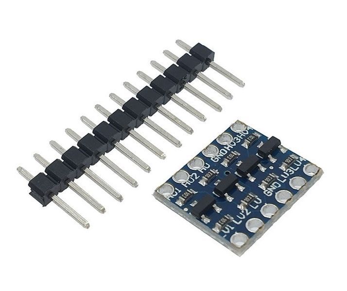Конвертор рівнів 5V &mdash; 3.3V двоспрямований 4-канальний IIC I2C (Logic Level Converter Bi-Directional Module 5198 фото