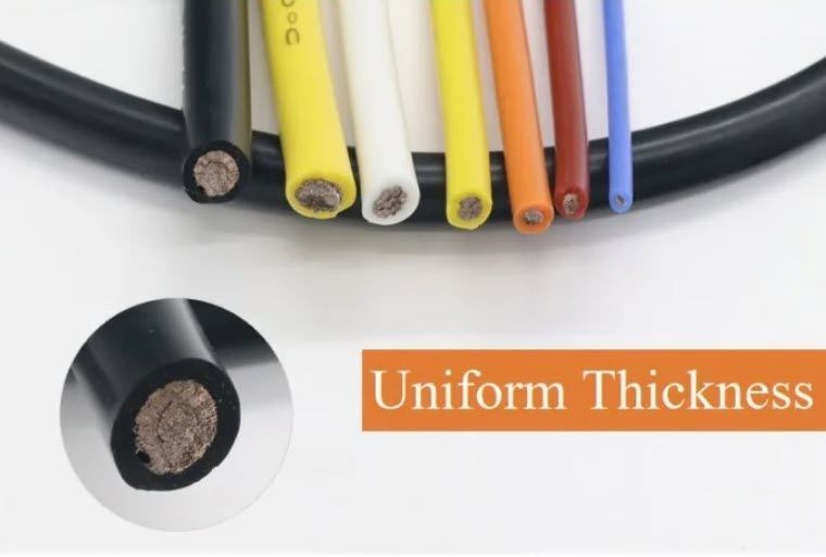 UL1007 AWG28 набор проводов 5&times;10 м (1,2 мм / 0.08 мм&sup2;) DIY Silicone Tinned Copper Electronic Wire 8254 фото