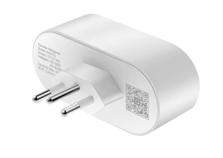 Tuya Умная розетка, Бразильская вилка 16A Wi-Fi/Zigbee Монитор мощности Type N, Smart life 8052 фото
