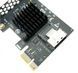 Контроллер miniSAS 8087 SATA (ASMedia1064) 4-Port SATA3 6G SSD PCIe x1 Adapter расширитель портов 8031 фото 3