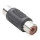 Объеденитель RCA одинарный AV coupler аудио видео соединитель тройной композитный кабельный подключен 858 фото 4