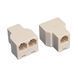 Сплиттер RJ45 (splitter) для витой пары подключение одним кабелем 0157 фото 1