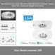 Tuya Умная розетка, Бразильская вилка 16A Wi-Fi/Zigbee Монитор мощности Type N, Smart life 8052 фото 1