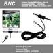 Uniden Radio BNC Glass Mount Антенна 30MHz - 1200MHz разъем BNC (male) на стекло авто Glass Mount 4" 3dB Scann 3745 фото 1