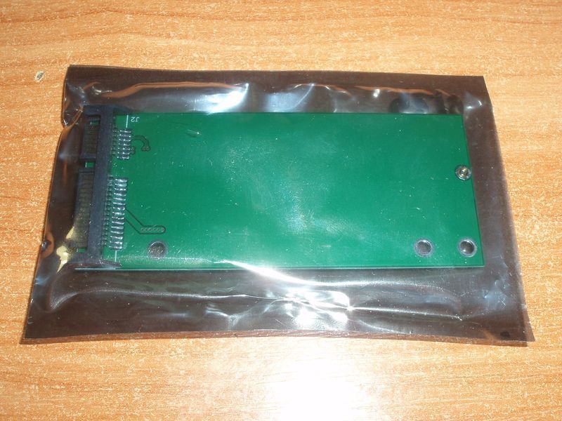 N-UX31 Nuo-Fang SATA 22 pin (7+15) - mSATA Mini PCI-E PCBA перехідник для встановлення/заміни HDD на SSD Asus&nbsp;UX31 UX21 XM11 EP121 4210 фото