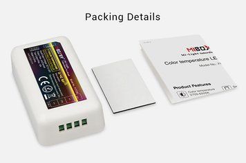 Контролер FUT035 CCT (2700К-7000К) диммер Miboxer Mi-light для світлодіодної стрічки 4-зонний, 2.4 ГГц 5320 фото