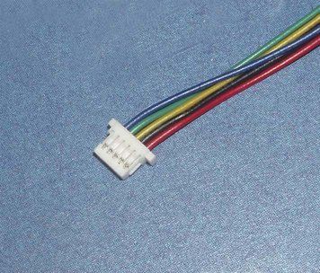 JST-SH 5 pin 4S (крок 1.0 мм) роз'єм мама кабель 10 см (IMAX B6 7.4v LiPo для балансирів) 6398 фото