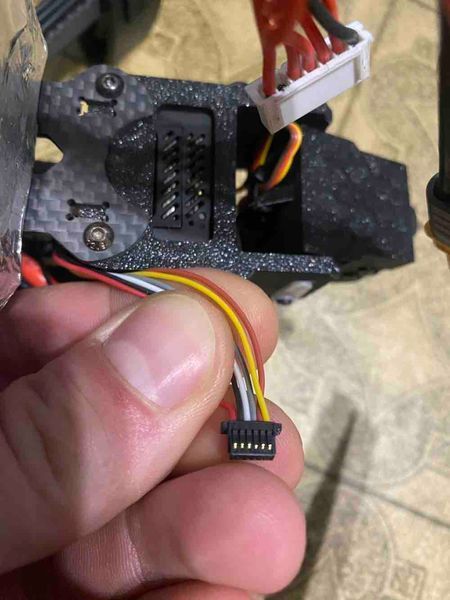 Кабель (20 см, односторонній) для під'єднання DJI O3 Air Unit (Caddx Vista) 6 pin JST до польотних контролерів Flight Controller Direct F4 F7 FC FPV Drones (6P, силіконовий дріт) Silicone Wire 8194-3 фото