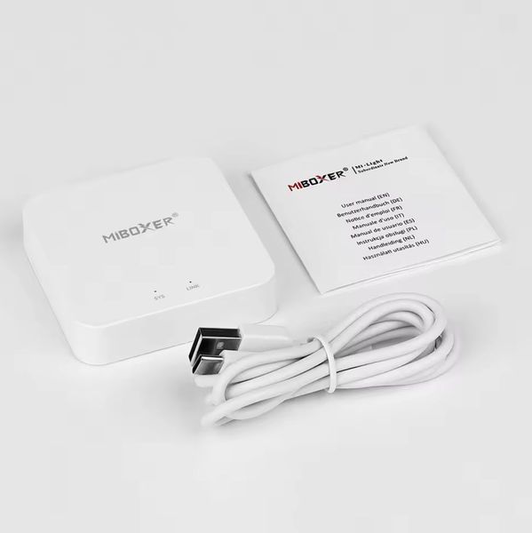 Miboxer WL-Box2 Wi-Fi Шлюз 2.4GHz для Управления LED Светом через Приложение и Голос  8199 фото