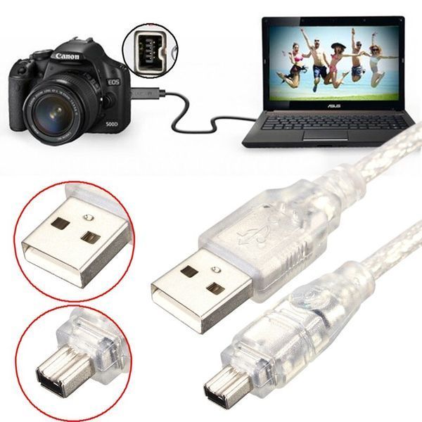 Кабель USB - IEEE 1394 FireWire iLINK (4 pin) SONY DCR-TRV75E DV синхронізація відеозахоплення 7384 фото