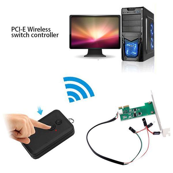 Пульт дистанційного керування + PCI-e плата для віддаленого перезавантаження вмикання ПК 4012 фото