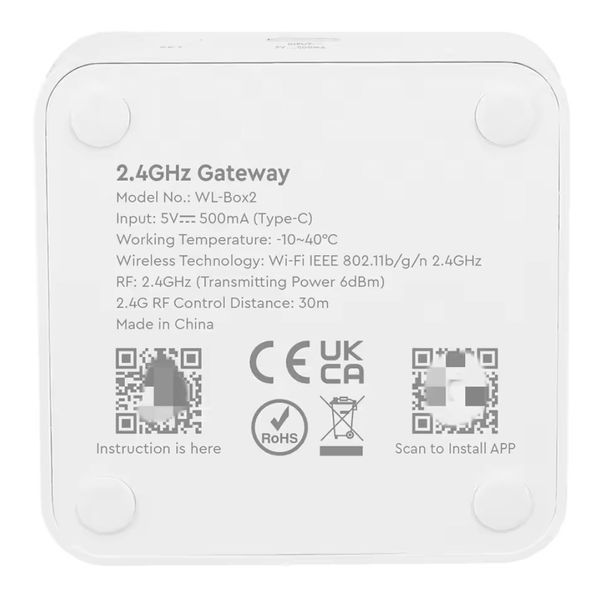 Miboxer WL-Box2 Wi-Fi Шлюз 2.4GHz для Управления LED Светом через Приложение и Голос  8199 фото