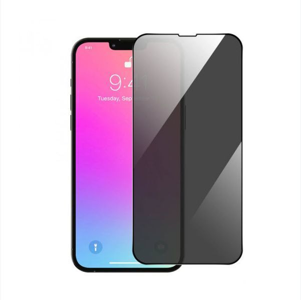 Стекло 3D 9H AntiSpy -Privacy-&nbsp;тонированное защитное с углом обзора 30 градусов для Apple iPhone 13/13Pro/14/1 7991 фото