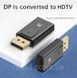 Перехідник DisplayPort (DP) - HDMI 4K (1080-2160) підключення до ТБ виведення зображення з МАК ноутбука відеокарти контролера 0762 фото 6