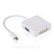 Перехідник 3в1 Mini DisplayPort to HDMI/DVI/VGA 4630 фото 2