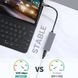 Адаптер Ethernet LAN USB 3.0 Type-C 1000 Мбіт/с, мережевий контролер карта RJ45 для MacBook, Windows, Android, iPad Pro 2018, Surface Book 2, Chromebook, Lenovo Yoga 720/910/920 8301 фото 7