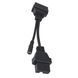 Переходник 12 Pin - 16 pin OBD2 (Mitsubishi Hyndai) 2613 фото 2