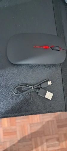 RGB Бездротова мишка два режими підключення (Bluetooth / 2.4G) перезаряджається вбудований АКБ геймерська безшумна миша для комп'ю 7648 фото