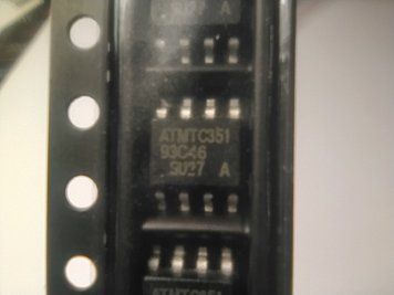 93C46 (AT93C46) ATMTC351 SU27 мікросхема пам'яті 1Кбіт нова ППЗУ EEPROM SOP8 smd 2-Wire Serial 4096-Bit CMOS MICROWIR 5506-3 фото