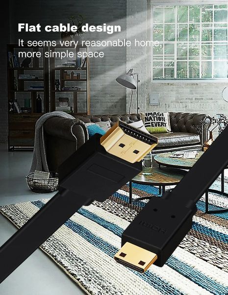 Кабель HDMI (папа) - mini HDMI (папа), длина 5м позолоченные контакты 7696 фото