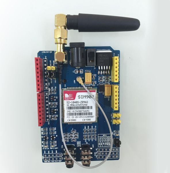 Модуль GSM GPRS SIM900 KIT (+антенна) SHIELD ARDUINO прием передача обработка информации канал ЖСМ ЖПРС GSM 3482 фото