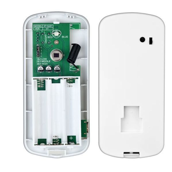 AT-NJ01 (v7) PIR датчик движения беспроводный ИК для домашней GSM сигнализации (eV1527, 110/30 градусов охват) беспроводный, 433Mhz питание AAA + USB Type-C&nbsp; 3667-3 фото