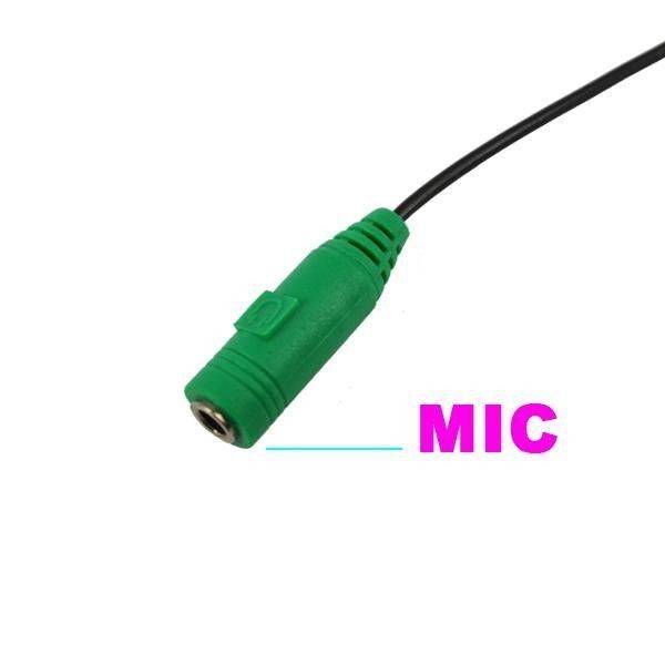 Перехідник OMPT 3.5 мм 4 pin (тато) &mdash; 23.5 мм 3-pin (мама) навушники + мікрофон під'єднання смартфон-петличка 3736 фото