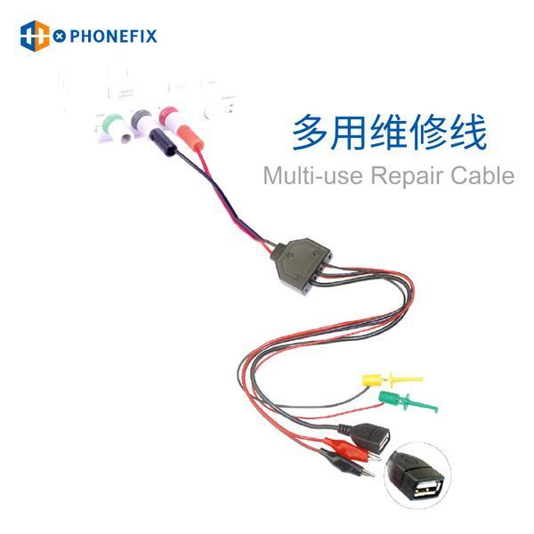 Phonefix Multi-Use щупы для БП (клипсы крокодилы USB) многофункциональные наконечники для мультиметров тестеро 4807-2 фото