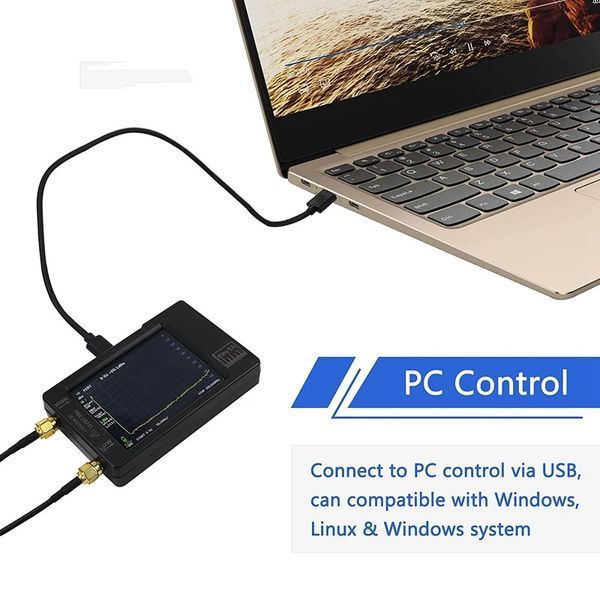TinySA 2.8" Version V0.3.1_E аналізатор частот портативний (LOW: 0.1...350 МГц; HIGH: 240...960 МГц) захист від 7810 фото
