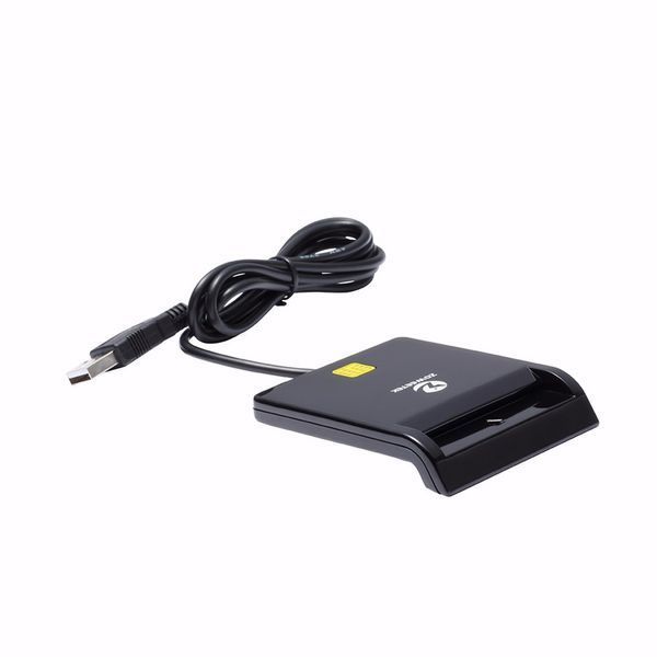 Zoweetek AU9540 12026-1 сканер банківських смарт-карт USB EMV Smart Card Reader ISO 7816 Chip 6582 фото