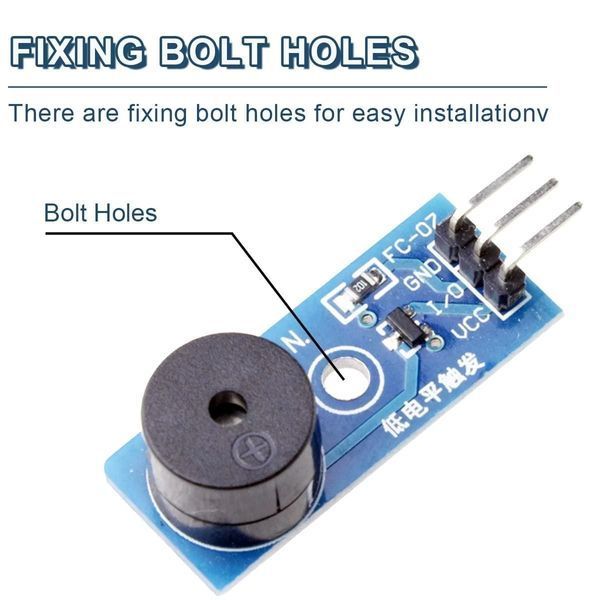 Зуммер Активный Модуль (Active High level trigger) MH-FMG 3.3/5V s8050 Arduino ESP Raspberry Pi DIY сигнализация оповещение Громкий и Четкий Звуковой Сигнал! Этот активный зуммерный модуль &mdash; простое и эффективное решение для добавления звуковых оповещений 3484-3 фото