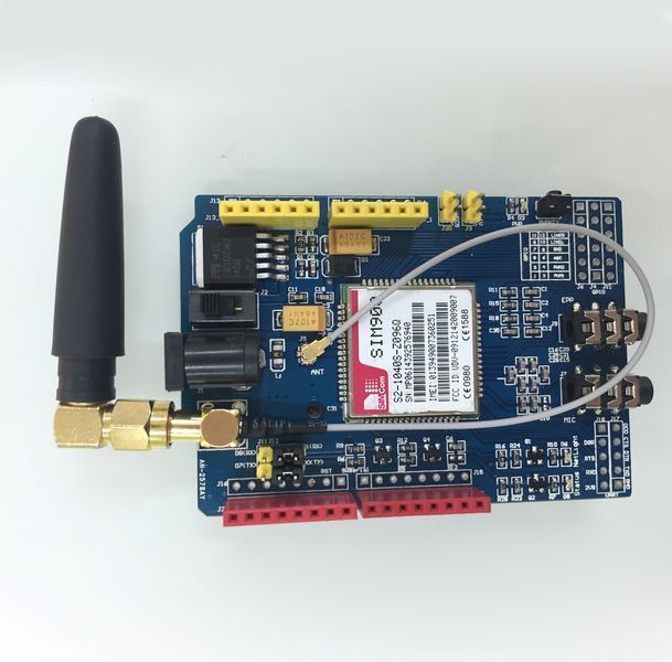 Модуль GSM GPRS SIM900 KIT (+антенна) SHIELD ARDUINO прием передача обработка информации канал ЖСМ ЖПРС GSM 3482 фото