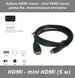 Кабель HDMI (папа) - mini HDMI (папа), длина 5м позолоченные контакты 7696 фото 1