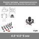 Кнопка тактовая микро SMD 4.5*.4.5*5 мм (4 pin) переключатель micro SMD Tactile Tact Push Button Switch 8257-2 фото 1