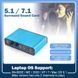 USB внешняя звуковая карта Kebidu Sound Card 6 канальная SPDIF 5.1 Optical External Audio Car 5773 фото 6