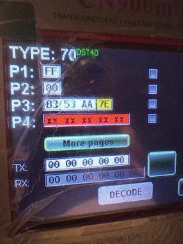 4D70 ID70 DST40 (40bit) підготовка чистого чіпа для прописки (на базі XT27A) 7563 фото
