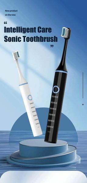 Электрическая зубная щетка Smart USB Rechargeable Teeth Clean Whitening Sonic Toothbrush Зубная щетка 7844 фото