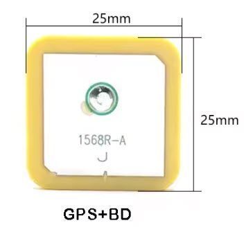 Антена 1568R-A GPS/BeiDou/ 1568(L1)/1561 MHz (25*25*4мм) Ceramic Patch passive Gps-BD Antenna под пайку 7779-2 фото
