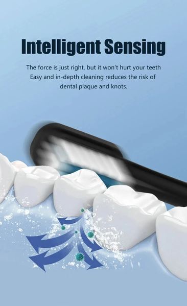 Электрическая зубная щетка Smart USB Rechargeable Teeth Clean Whitening Sonic Toothbrush Зубная щетка 7844 фото