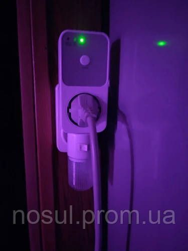 Розетка захисна від стрибків напруги EU на діапазон 170...260В макс.3кВт (кнопка вклвикл) реле напруги Прилад захисту споживачів в 6897 фото